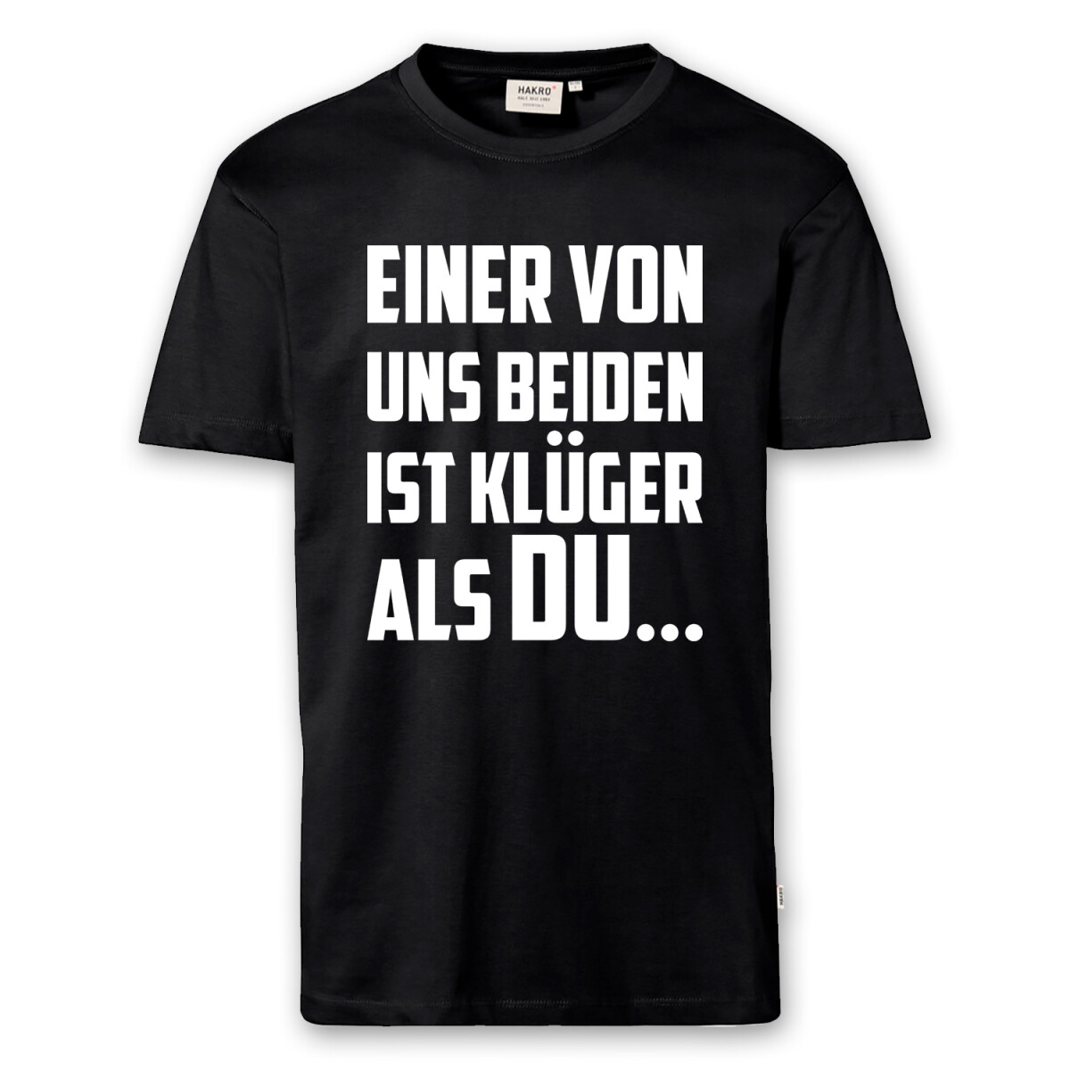 T-Shirt Männer | Fun Shirt einer von uns beiden ist kl&