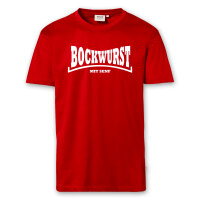 T-Shirt Männer | Fun Shirt Bockwurst mit Senf | BACKDRA