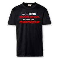 T-Shirt Männer | Fun Shirt kein dicker Bauch - Feinkostgewölbe | BACKDRA