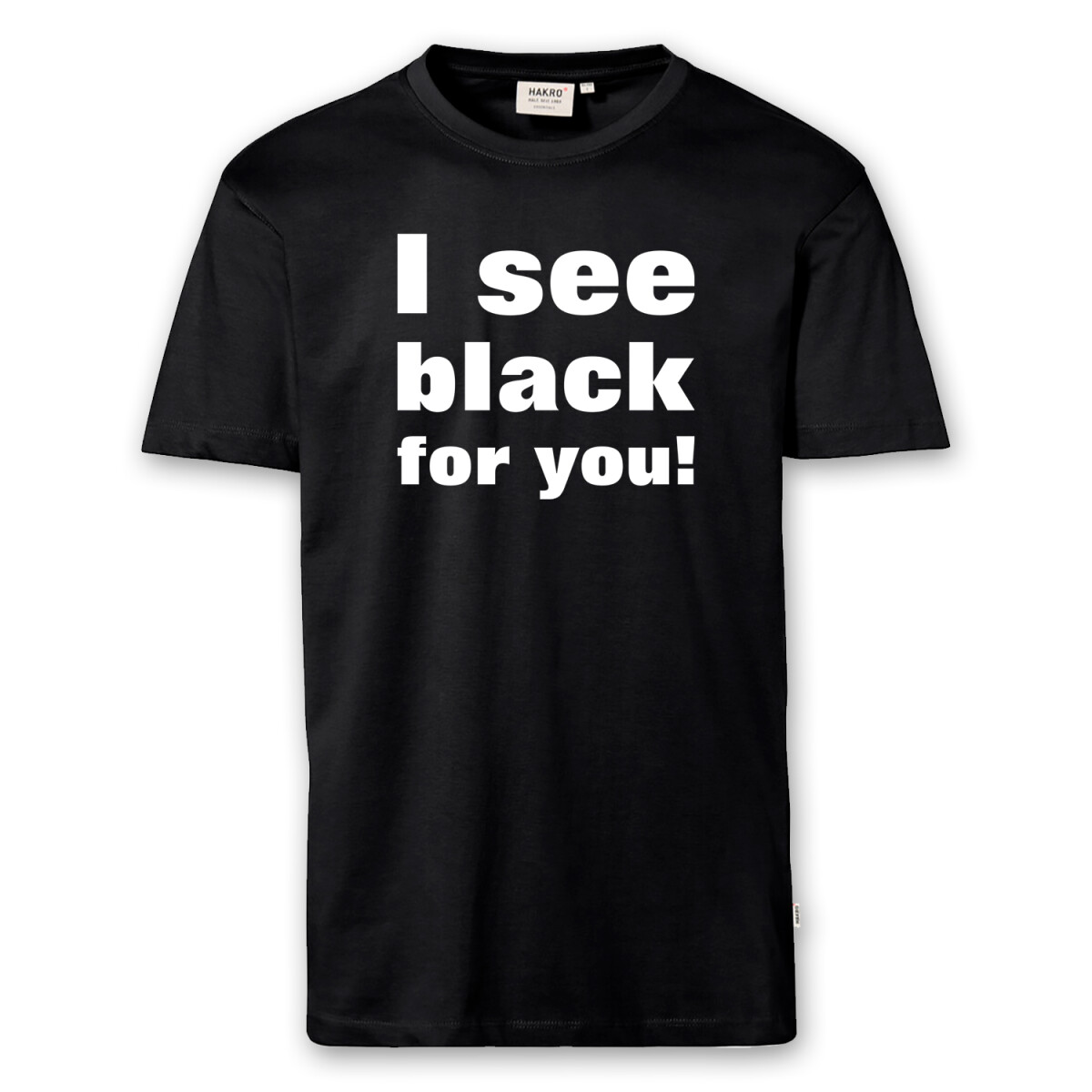 T-Shirt Männer | Fun Shirt  Denglisch I see black...