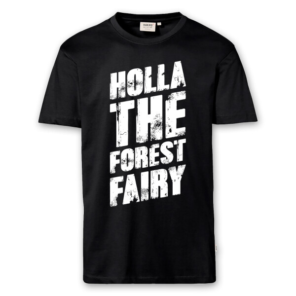 T-Shirt Männer | Fun Shirt  Denglisch Holla the forest fairy | BACKDRA