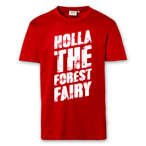 T-Shirt Männer | Fun Shirt  Denglisch Holla the forest fairy | BACKDRA