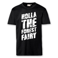 T-Shirt Männer | Fun Shirt  Denglisch Holla the forest fairy | BACKDRA