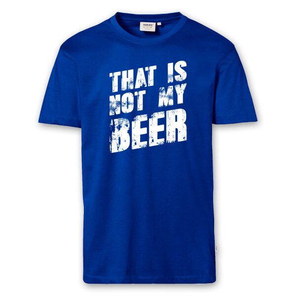 T-Shirt Männer | Fun Shirt  Denglisch That is not my beer | BACKDRA