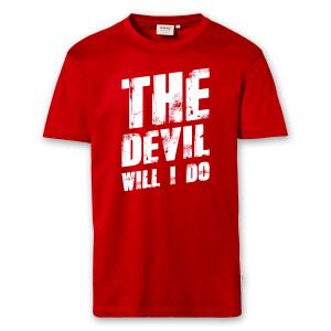 T-Shirt Männer | Fun Shirt  Denglisch The devil will...