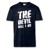T-Shirt Männer | Fun Shirt  Denglisch The devil will I do | BACKDRA