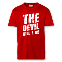 T-Shirt Männer | Fun Shirt  Denglisch The devil will I do | BACKDRA