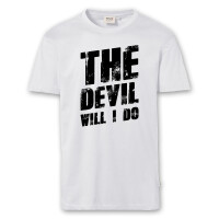 T-Shirt Männer | Fun Shirt  Denglisch The devil will I do | BACKDRA
