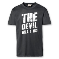 T-Shirt Männer | Fun Shirt  Denglisch The devil will I do | BACKDRA