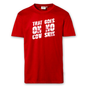 T-Shirt Männer | Fun Shirt  Denglisch That goes on no cow skin | BACKDRA