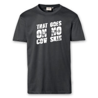 T-Shirt Männer | Fun Shirt  Denglisch That goes on no cow skin | BACKDRA