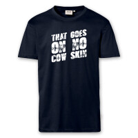 T-Shirt Männer | Fun Shirt  Denglisch That goes on no cow skin | BACKDRA