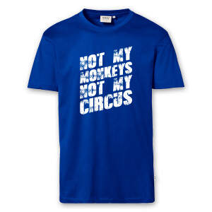 T-Shirt Männer | Fun Shirt  Denglisch Not my monkeys not my circus | BACKDRA