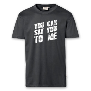 T-Shirt Männer | Fun Shirt  Denglisch You can say you to me | BACKDRA