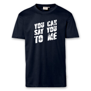 T-Shirt Männer | Fun Shirt  Denglisch You can say you to me | BACKDRA