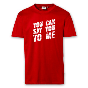 T-Shirt Männer | Fun Shirt  Denglisch You can say you to me | BACKDRA