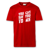 T-Shirt Männer | Fun Shirt  Denglisch You can say you to me | BACKDRA