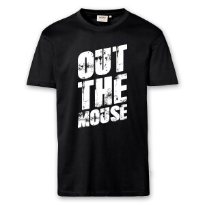 T-Shirt Männer | Fun Shirt  Denglisch Out the mouse | BACKDRA