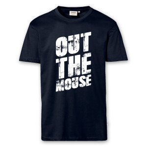 T-Shirt Männer | Fun Shirt  Denglisch Out the mouse | BACKDRA