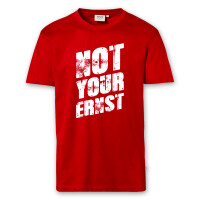 T-Shirt Männer | Fun Shirt  Denglisch Not your Ernst | BACKDRA