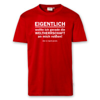 T-Shirt Männer | Fun Shirt Weltherrschaft es regnet | BACKDRA