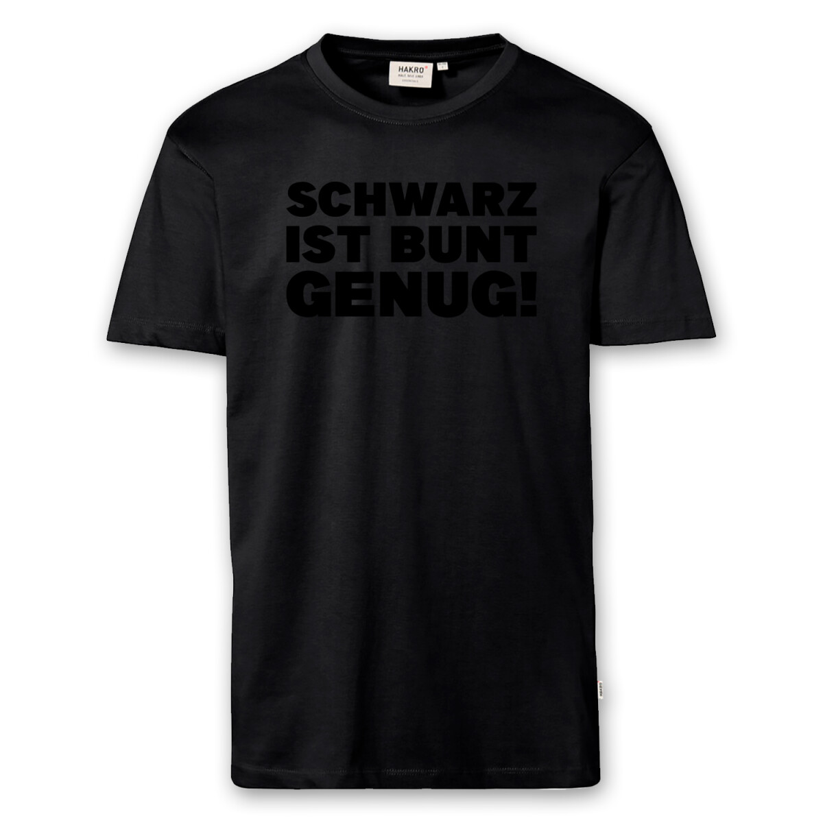 T-Shirt Männer | Fun Shirt Schwarz ist bunt genug |...