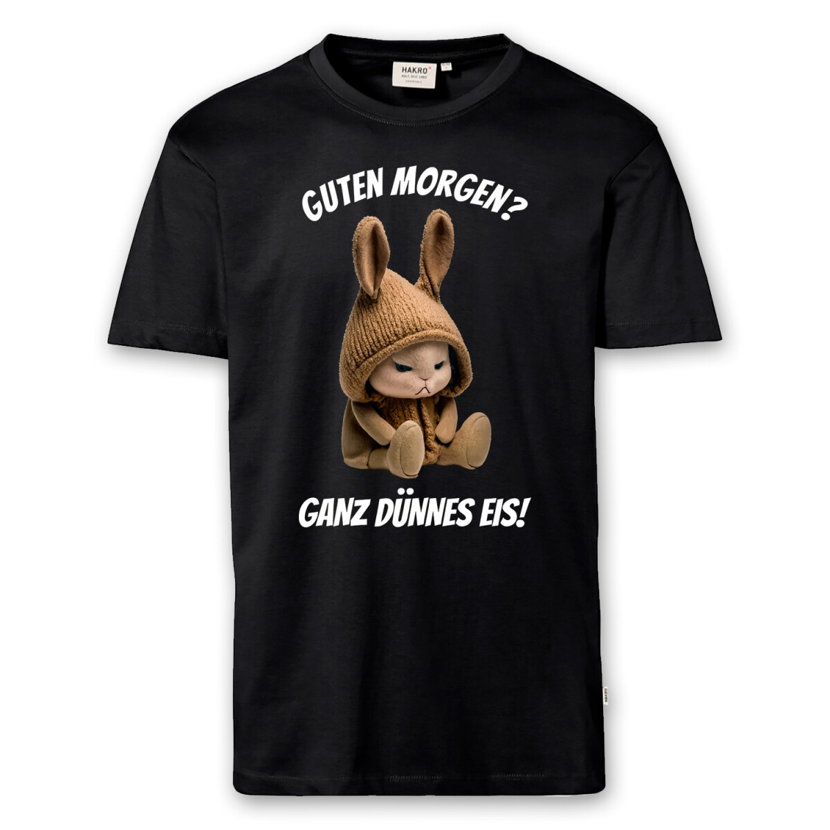 T-Shirt Männer | Fun Shirt Guten Morgen? Ganz dünn