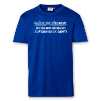 T-Shirt Männer | Fun Shirt Glück wenn mir niemand auf den Sack geht | BACKDRA