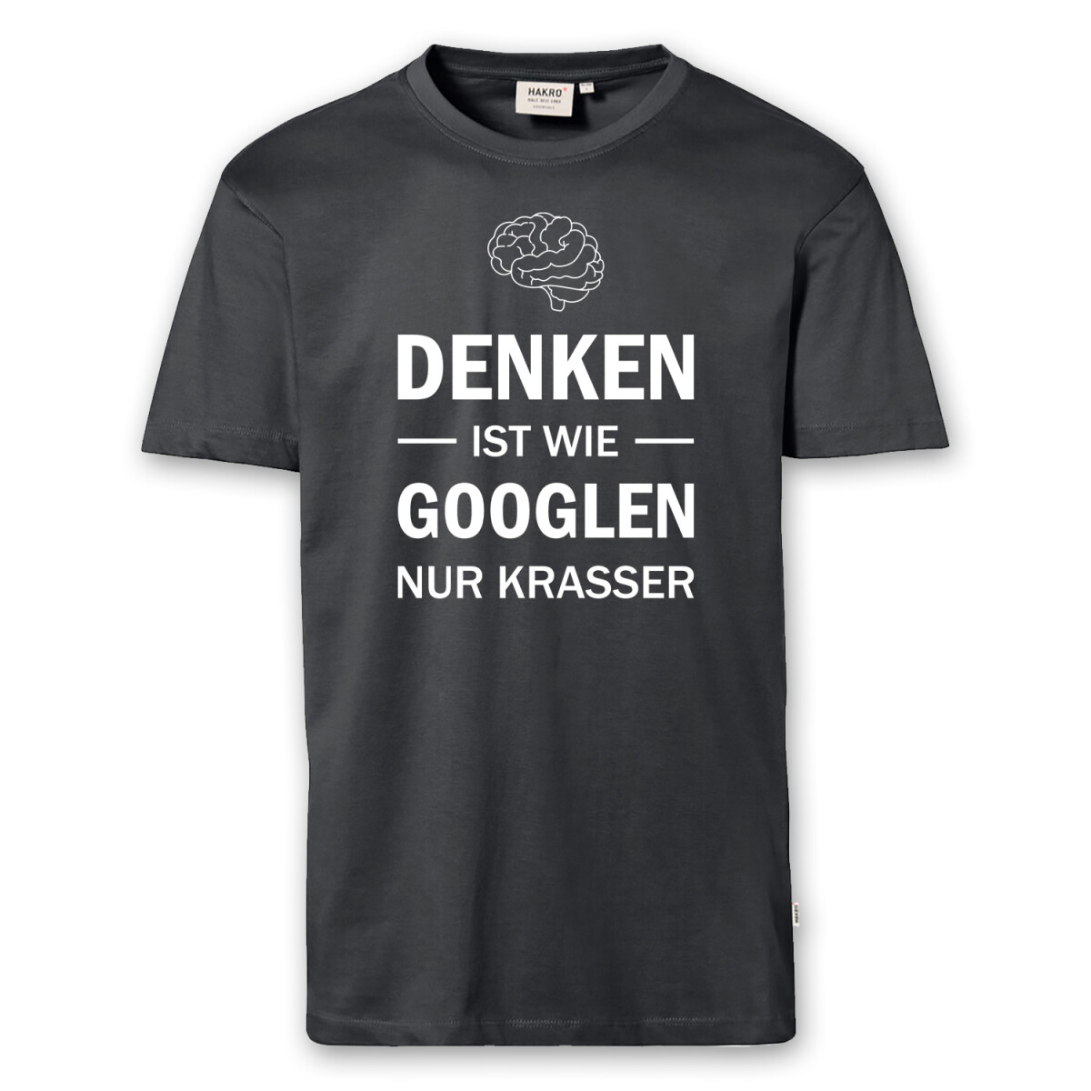T-Shirt Männer | Fun Shirt Denken ist wie googlen...