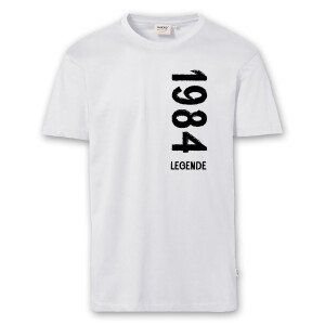 T-Shirt Männer | Fun Shirt Geburtstag Legende Geburtsjahr eingeben | BACKDRA