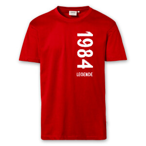 T-Shirt Männer | Fun Shirt Geburtstag Legende Geburtsjahr eingeben | BACKDRA