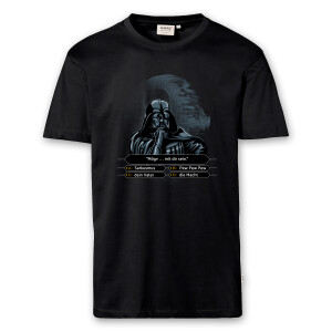 T-Shirt Männer | Fun Shirt Lord Vader vs. WWM | BACKDRA