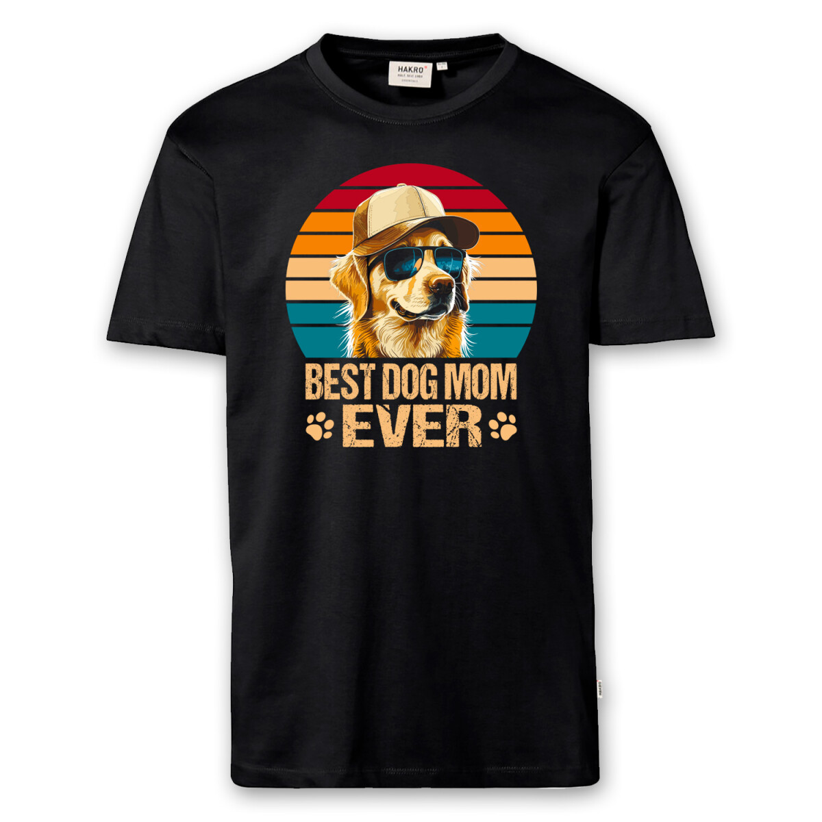 T-Shirt Männer | Fun Shirt Best dog mom ever | BACKDRA