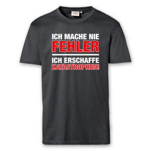 T-Shirt Männer | Fun Shirt Ich mache nie Fehler |...
