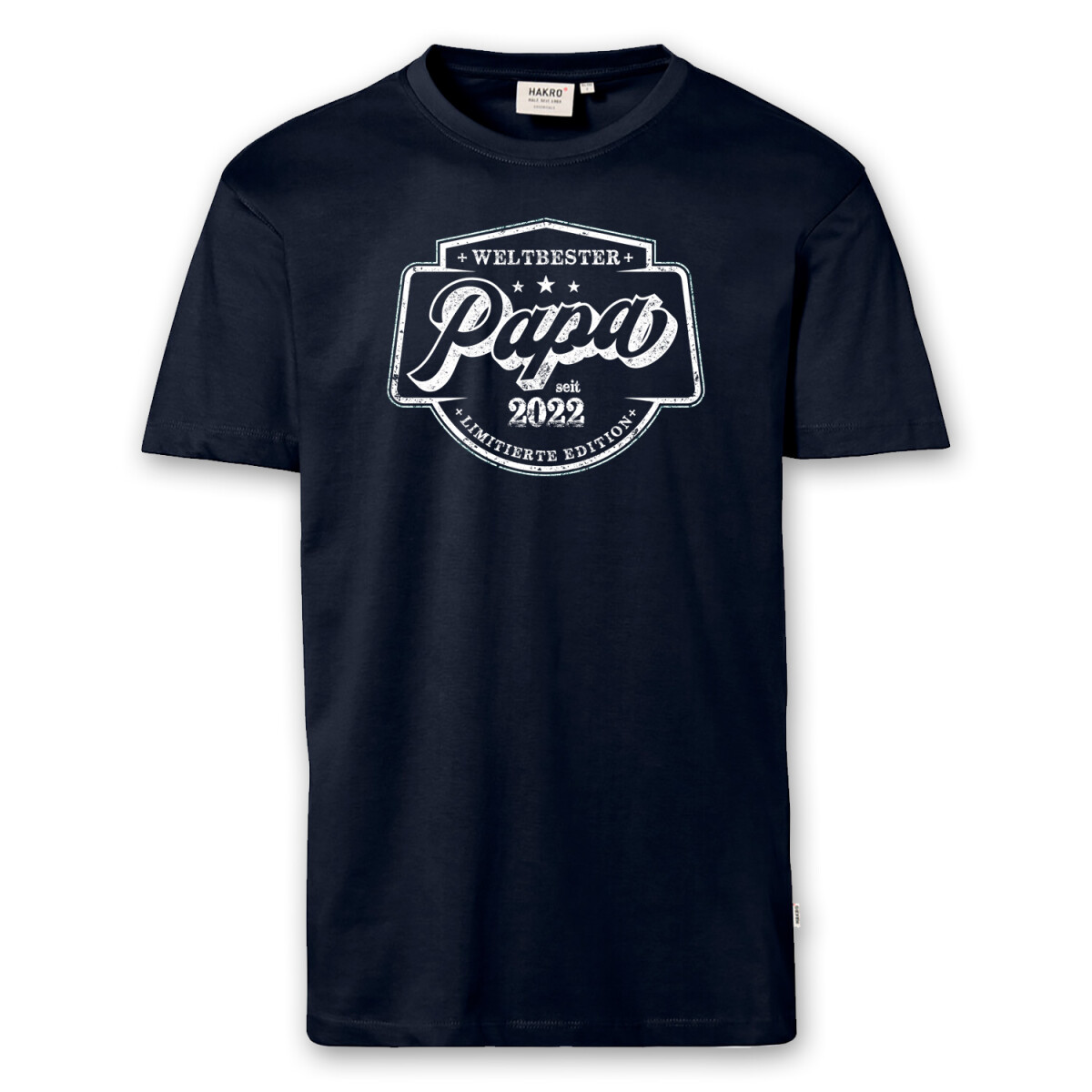T-Shirt Männer | Fun Shirt Weltbester Papa seit | Jahr