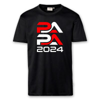 T-Shirt Männer | Fun Shirt Papa seit | Jahr frei wählbar | BACKDRA