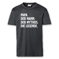 T-Shirt Männer | Fun Shirt Weltbester Papa Mann Mythos Legende | BACKDRA