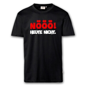 T-Shirt Männer | Fun Shirt nööö heute nicht | BACKDRA