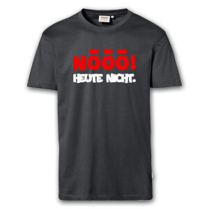 T-Shirt Männer | Fun Shirt nööö heute nicht | BACKDRA