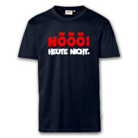 T-Shirt Männer | Fun Shirt nööö heute nicht | BACKDRA