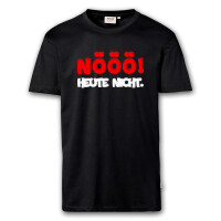T-Shirt Männer | Fun Shirt nööö heute nicht | BACKDRA