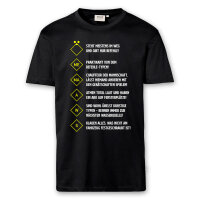 T-Shirt Männer | Feuerwehr Löschgruppe taktische Zeichen | BACKDRA
