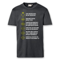 T-Shirt Männer | Feuerwehr Löschgruppe taktische Zeichen | BACKDRA