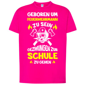 Kinder T-Shirt | Feuerwehrmann/Feuerwehrfrau zur Schule gezwungen | BACKDRA