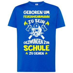 Kinder T-Shirt | Feuerwehrmann/Feuerwehrfrau zur Schule gezwungen | BACKDRA