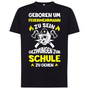 Kinder T-Shirt | Feuerwehrmann/Feuerwehrfrau zur Schule gezwungen | BACKDRA