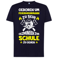 Kinder T-Shirt | Feuerwehrmann/Feuerwehrfrau zur Schule gezwungen | BACKDRA