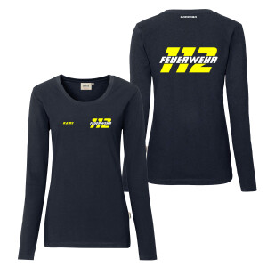 Langarm Shirt Frauen Mikralinar | HAKRO 179 | Feuerwehr 112