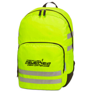 Reflective Rucksack | FF KF JF Feuerwehr Flamme mit...