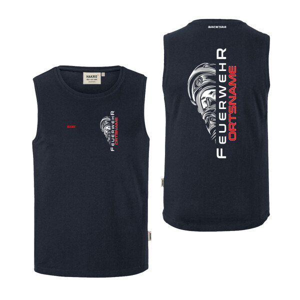 Feuerwehr Tank Top Männer | Feuer aus | HAKRO 259 | BACKDRA